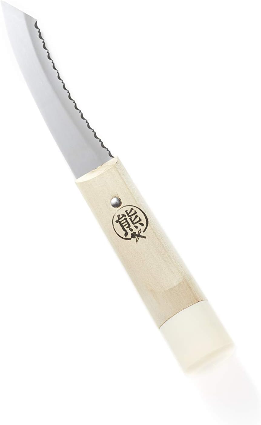 Amazon.co.jp: 熊谷鍛冶屋 マキリ 両刃 片刃 鋼製 ステンレス製 (4